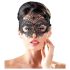 Cottelli - Maschera nera ricamata effetto pizzo