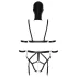 Bad Kitty - set lingerie con maschera - nero