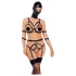 Bad Kitty - set lingerie con maschera - nero - S