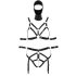 Bad Kitty - Set completo con maschera (nero) - S