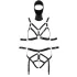 Bad Kitty - set lingerie con maschera - nero - S
