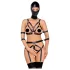 Bad Kitty - set lingerie con maschera - nero - L