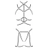 Cottelli - body harness decorativo e tanga (nero) - (S-L)