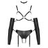 Bad Kitty - set di imbracature bondage (nero) - M