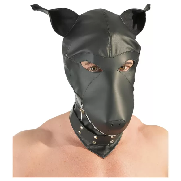 Feticcio - Maschera da cane (nera, S-L)