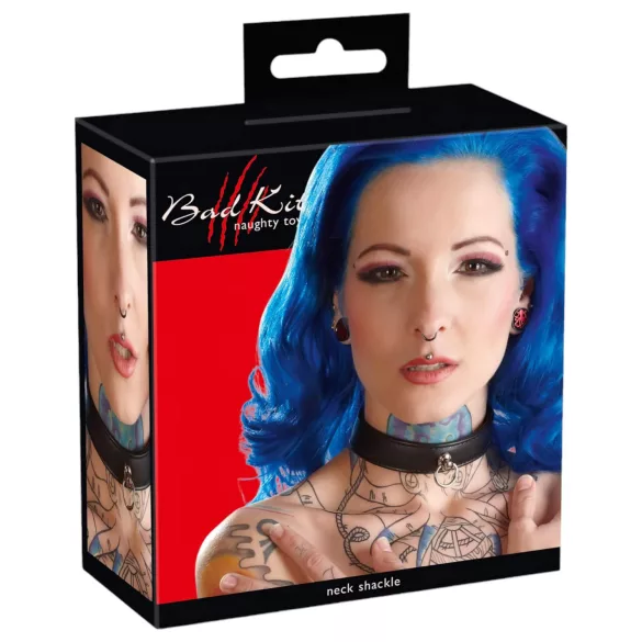 Bad Kitty - Collare regolabile - pelle sintetica nera