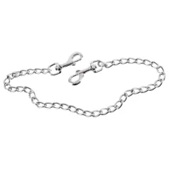 ZADO - doppio moschettone in metallo e catena 50cm