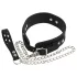 Bad Kitty - collare e guinzaglio in silicone nero