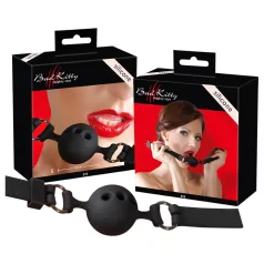 Bad Kitty - bavaglio bocca piccolo - silicone nero