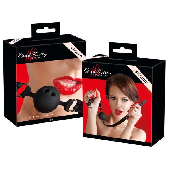 Bad Kitty - Morsetto in silicone medio (nero)