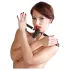 Bad Kitty - bavaglio silicone con piccolo dildo - nero