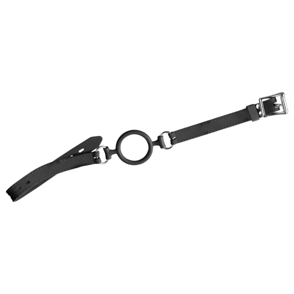 Bad Kitty - bavaglino con anello in silicone - nero