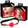 Bad Kitty - bavaglio in silicone con cinturino in similpelle - rosso