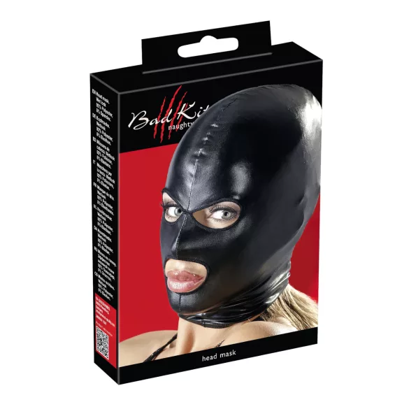 Bad Kitty - maschera bondage con apertura occhi e bocca