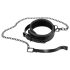 Bad Kitty - Collare e guinzaglio con gemme (nero)
