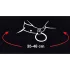 Bad Kitty - collare con cuore e guinzaglio in metallo - nero