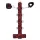 Bad Kitty - set bondage braccia-collo - collegamento regolabile - rosso nero