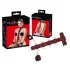 Bad Kitty - set bondage braccia-collo - collegamento regolabile - rosso nero