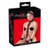 Bad Kitty - set bondage braccia-collo - collegamento regolabile - rosso nero