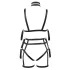 Bad Kitty - set bustino e body bondage (nero) - L/XL