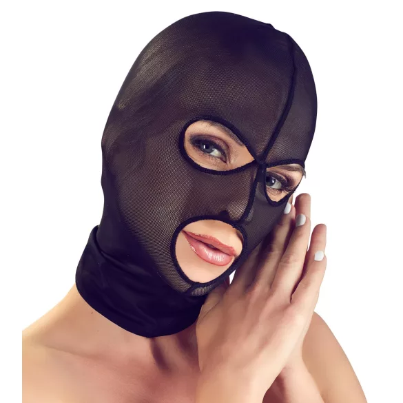 Bad Kitty - maschera bocca rete - nero
