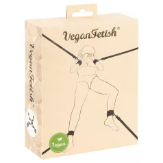 Vegan Fetish - set legami da letto - nero