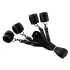 Vegan Fetish - set legami da letto - nero