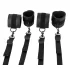 Vegan Fetish - set legami da letto - nero
