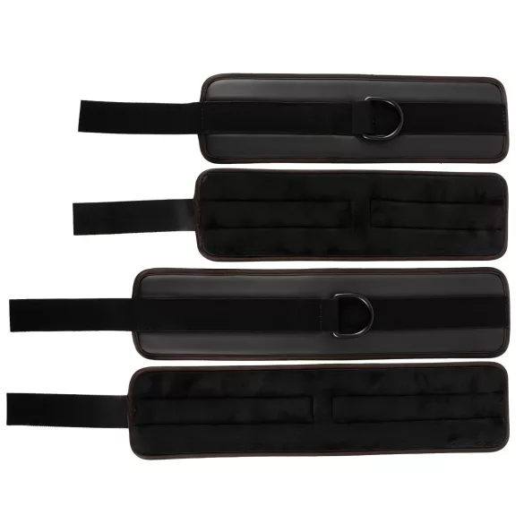 Vegan Fetish - set legami da letto - nero