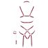 Bad Kitty - harness corpo intero (rosso) - L/XL