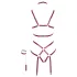 Bad Kitty - body intero sexy - rete elastica - rosso - L/XL