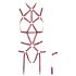 Bad Kitty - harness corpo intero (rosso) - L/XL