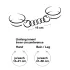 Bad Kitty - set manette per cosce - rosso