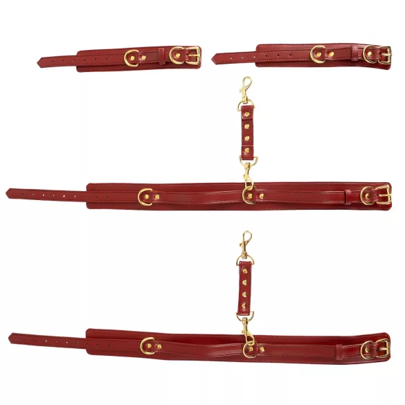 Bad Kitty - set manette per cosce - rosso