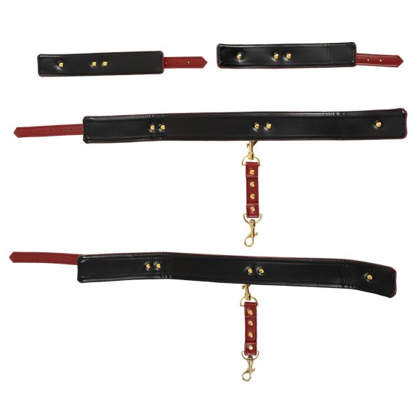 Bad Kitty - set manette per cosce - rosso