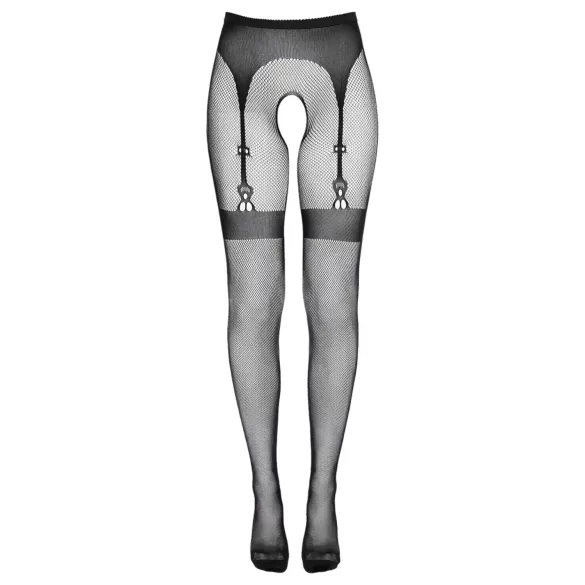 Cottelli Legwear - autoreggenti aperte - nero - taglia S-L
