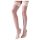 Cottelli - Autoreggenti in satin (bianco) - 3/M-L
