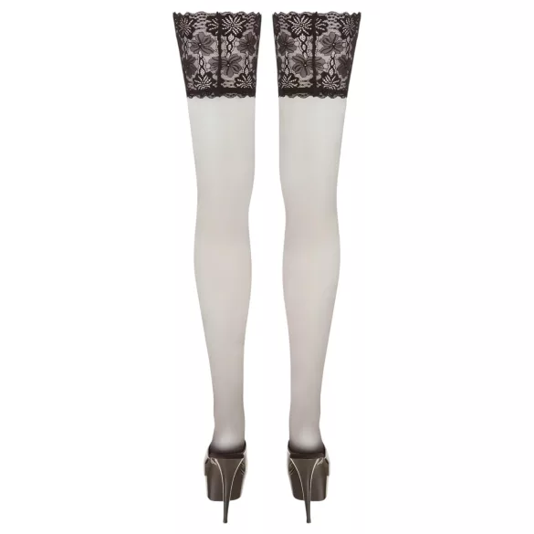 Cottelli - autoreggenti con pizzo 15 cm - nero - 5