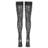 Cottelli Legwear - autoreggenti leopardate - nero - 5