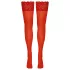 Cottelli - autoreggenti in pizzo floreale - rosso - 3/M-L