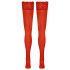 Cottelli - Calze autoreggenti in pizzo floreale (rosso) - 4/L