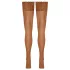Cottelli - autoreggenti in pizzo floreale - color carne - 4/L
