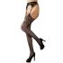 Cottelli - Calze a rete sexy con motivi (nero)