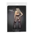 Cottelli - collant aperti con inserto rete - nero - 5