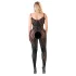 NO:XQSE - tuta sexy in pizzo - trasparente - pizzo nero - 2XL/3XL