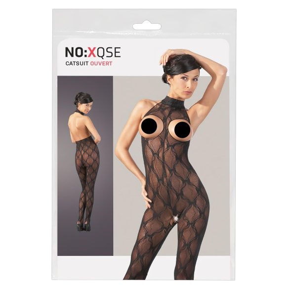 NO:XQSE - Tuta in pizzo aperta sul petto - XL/XXL