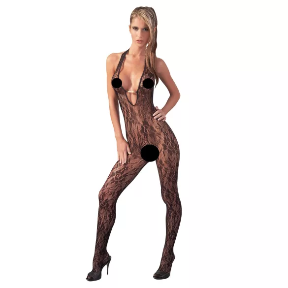 NO:XQSE - body in pizzo con perle decorative - L/XL