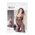 NO:XQSE - body in pizzo e rete - nero - taglia S-L