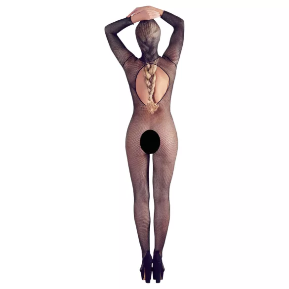 Mandy Mystery - Tuta rete integrale con maschera - nero (S-L)
