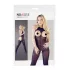 NO:XQSE - tuta sexy aperta con collo halter - nero S-L
